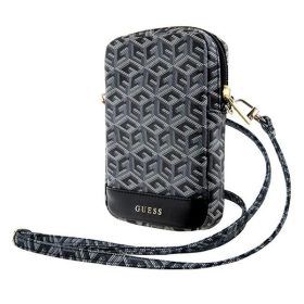   Guess Zip GCube Bottom Stripe GUWBZPGCSPGK kis táska, fekete