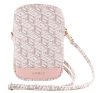 Guess Zip GCube Bottom Stripe GUWBZPGCSPGP kis táska, rózsaszín