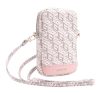Guess Zip GCube Bottom Stripe GUWBZPGCSPGP kis táska, rózsaszín