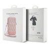 Guess Zip GCube Bottom Stripe GUWBZPGCSPGP kis táska, rózsaszín
