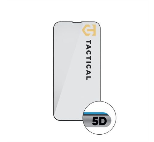 Tactical Glass Shield 5D Apple iPhone 13/13 Pro/14 kijelzővédő üvegfólia, fekete
