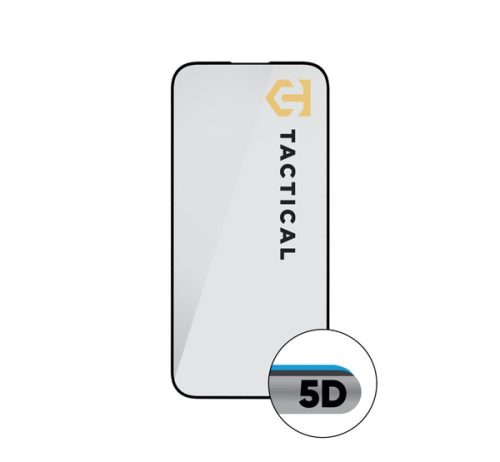 Tactical Glass Shield 5D Apple iPhone 15 kijelzővédő üvegfólia, fekete