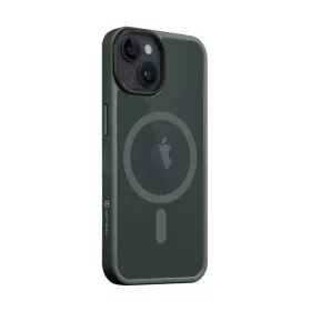   Tactical MagForce Hyperstealth Apple iPhone 14 Magsafe hátlap tok, áttetsző/sötétszöld