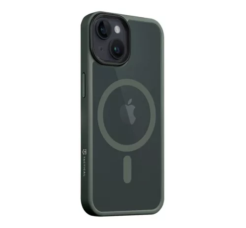 Tactical MagForce Hyperstealth Apple iPhone 14 Magsafe hátlap tok, áttetsző/sötétszöld