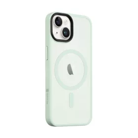   Tactical MagForce Hyperstealth Apple iPhone 14 Magsafe hátlap tok, áttetsző/világoszöld