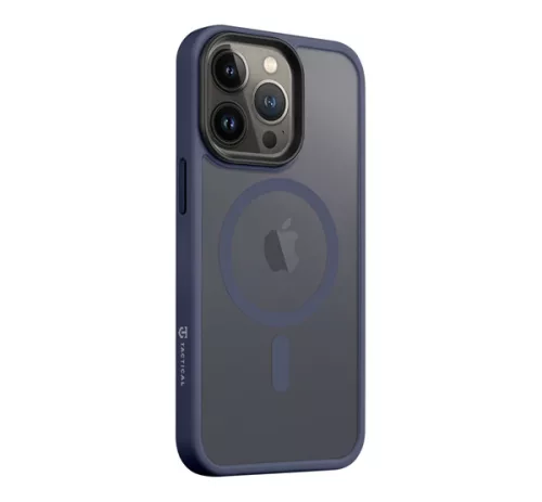 Tactical MagForce Hyperstealth Apple iPhone 13 Pro Magsafe hátlap tok, áttetsző/sötétkék
