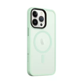  Tactical MagForce Hyperstealth Apple iPhone 13 Pro Magsafe hátlap tok, áttetsző/világoszöld