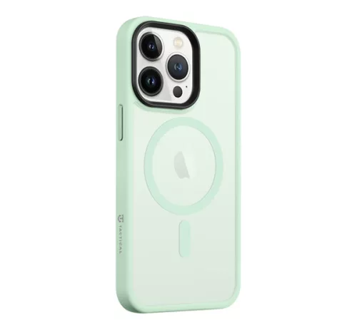 Tactical MagForce Hyperstealth Apple iPhone 13 Pro Magsafe hátlap tok, áttetsző/világoszöld