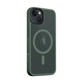   Tactical MagForce Hyperstealth Apple iPhone 13 Magsafe hátlap tok, áttetsző/sötétszöld