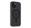 Tactical MagForce Hyperstealth Apple iPhone 15 Magsafe hátlap tok, áttetsző/sötétszürke