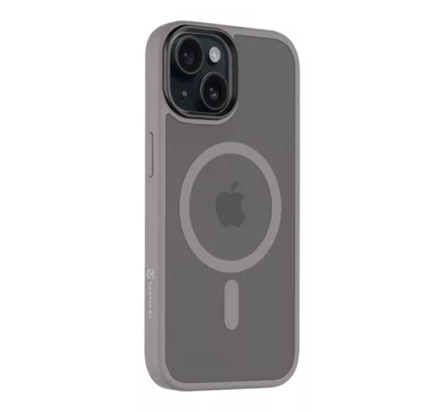 Tactical MagForce Hyperstealth Apple iPhone 15 Magsafe hátlap tok, áttetsző/világosszürke