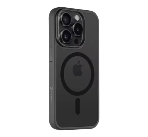 Tactical MagForce Hyperstealth Apple iPhone 15 Pro Magsafe hátlap tok, áttetsző/sötétszürke