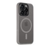 Tactical MagForce Hyperstealth Apple iPhone 15 Pro Magsafe hátlap tok, áttetsző/világosszürke