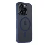 Tactical MagForce Hyperstealth Apple iPhone 15 Pro Magsafe hátlap tok, áttetsző/sötétkék