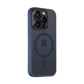   Tactical MagForce Hyperstealth Apple iPhone 15 Pro Magsafe hátlap tok, áttetsző/sötétkék