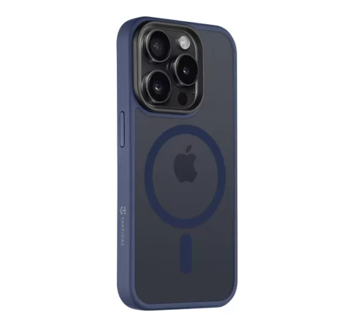 Tactical MagForce Hyperstealth Apple iPhone 15 Pro Magsafe hátlap tok, áttetsző/sötétkék