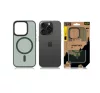 Tactical MagForce Hyperstealth Apple iPhone 15 Pro Magsafe hátlap tok, áttetsző/sötétszöld