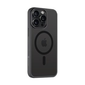   Tactical MagForce Hyperstealth Apple iPhone 15 Pro Max Magsafe hátlap tok, áttetsző/sötétszürke