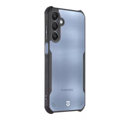 Tactical Quantum Stealth Samsung Galaxy A25 5G hátlap tok, átlátszó/fekete