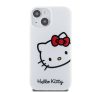 Hello Kitty IML Head Logo Apple Iphone 15 hátlap tok, fehér