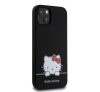 Hello Kitty Liquid Silicone Daydreaming Logo Apple Iphone 13 hátlap tok, fekete