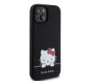 Hello Kitty Liquid Silicone Daydreaming Logo Apple Iphone 15 hátlap tok, fekete