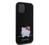 Hello Kitty Liquid Silicone Daydreaming Logo Apple Iphone 12/12 Pro hátlap tok, fekete