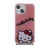 Hello Kitty IML Daydreaming Logo Apple Iphone 15 hátlap tok, rózsaszín