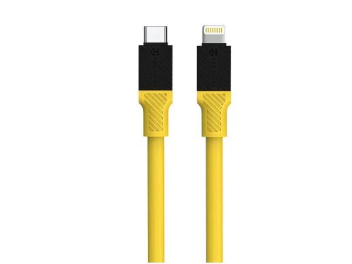 Tactical Fat Man USB-C/Lightning kábel, 1m, Sárga