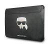 Karl Lagerfeld Sleeve Ikonik Karl's Head KLCS16KHBK 16" laptop tok, fekete