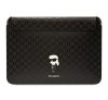 Karl Lagerfeld Sleeve Saffiano Monogram Ikonik KLCS14SAKHPKK 14" laptop tok, fekete