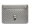 Karl Lagerfeld Sleeve Saffiano Monogram Ikonik KLCS14SAKHPKG 14" laptop tok, ezüst