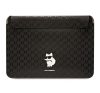 Karl Lagerfeld Sleeve Saffiano Monogram Choupette KLCS14SAKHPCK 14" laptop tok, fekete