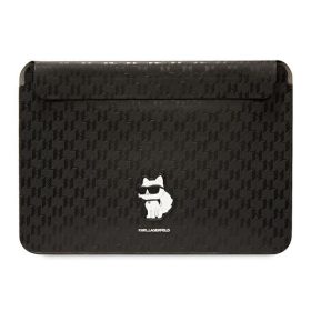   Karl Lagerfeld Sleeve Saffiano Monogram Choupette KLCS14SAKHPCK 14" laptop tok, fekete