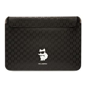   Karl Lagerfeld Sleeve Saffiano Monogram Choupette KLCS16SAKHPCK 16" laptop tok , fekete