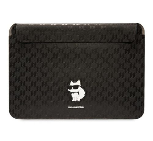 Karl Lagerfeld Sleeve Saffiano Monogram Choupette KLCS16SAKHPCK 16" laptop tok , fekete