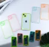 Apple iPhone 11 foszforeszkáló / sötétben világító szilikon tok, rózsaszín