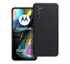 Matt Motorola G82 szilikon tok, fekete