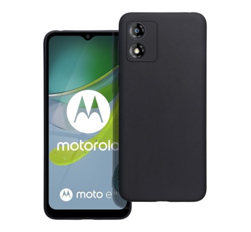 Matt Motorola E13 szilikon tok, fekete