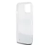 DKNY Liquid Glitter Arch Logo iPhone 15 hátlap tok, átlátszó