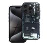 Tech Iphone 15 Pro szilikon hátlap tok, fekete