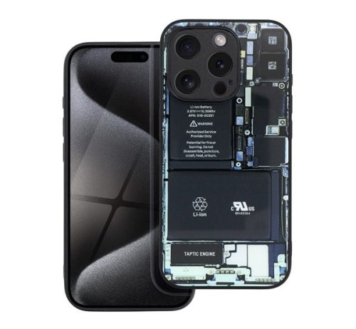 Tech Iphone 14 Pro szilikon hátlap tok, fekete