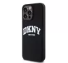 DKNY Liquid Silicone Arch Logo iPhone 12/12 Pro Magsafe hátlap tok, fekete