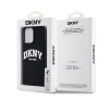 DKNY Liquid Silicone Arch Logo iPhone 12/12 Pro Magsafe hátlap tok, fekete