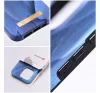Forcell F-Protect Mirage Apple iPhone 14 Plus Magsafe kompatibilis hátlap tok, madártoll minta, kék