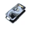 Forcell F-Protect Mirage Apple iPhone 14 Plus Magsafe kompatibilis hátlap tok, márvány minta, szürke