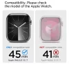 Spigen Lite Fit Pro Apple Watch 9 / 8 / 7 45mm / SE (2nd / 1st Gen) / 6 / 5 / 4 44mm tok / szíj, fekete