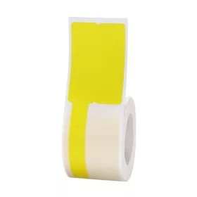   Niimbot öntapadós hő / thermo matrica, 25x38+40, 100 db, sárga