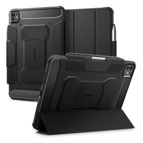   Spigen Rugged Armor Pro iPad Pro 11" (2024 / 2025) tok, fekete