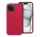 Frame iPhone 15 közepesen ütésálló tok kameravédő kerettel, magenta